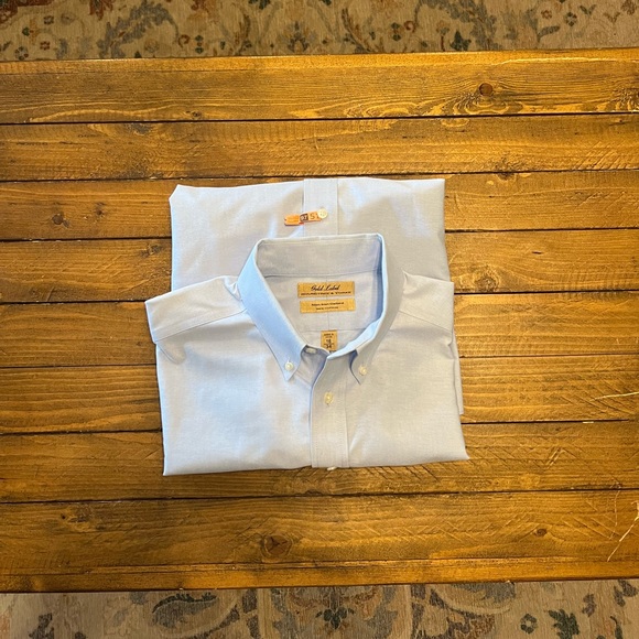 Gold Label Roundtree & Yorke No Iron Oxford - Picture 1 of 2